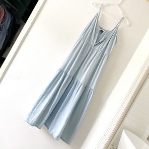 Denim maxi dress